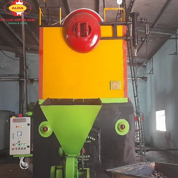 Nồi hơi đốt vỏ hạt điều